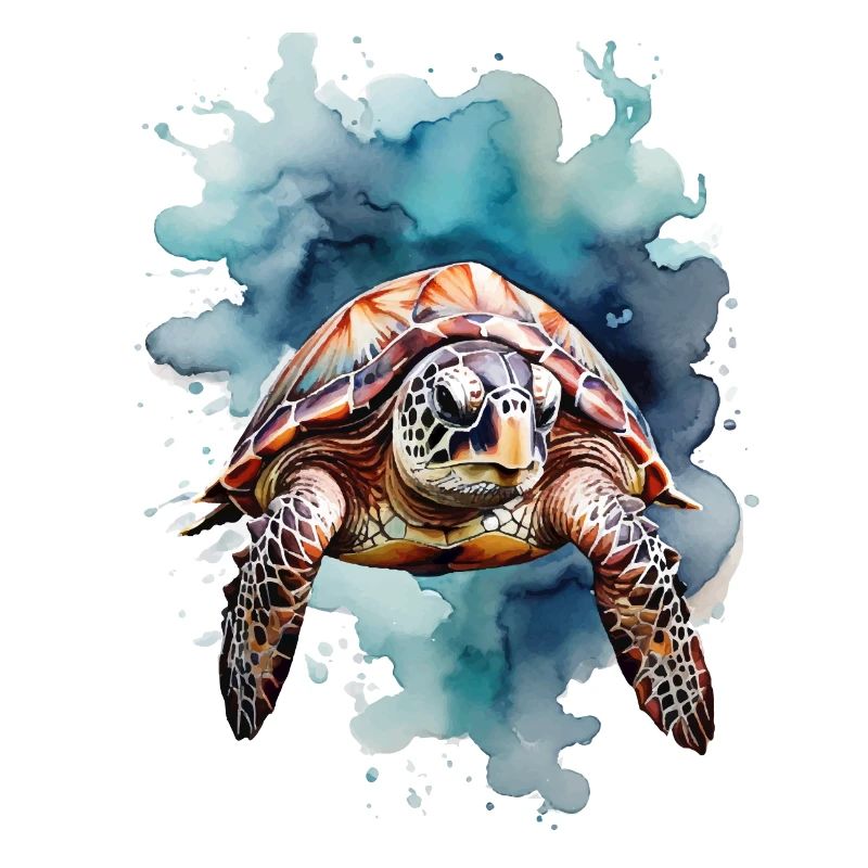 Sea's turtle under water