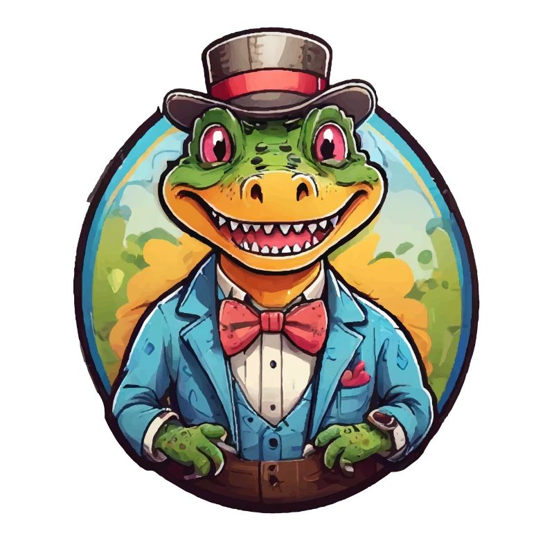 Crocodile comique drôle