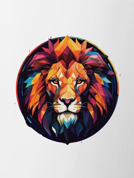 Geometrical Lion 2