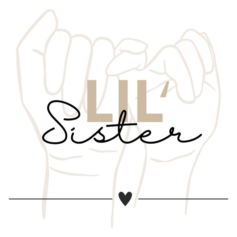 Kleine Schwester Design - Geschwister