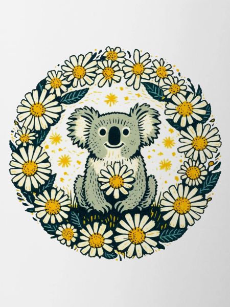 Koala, Bär und Gänseblümchen