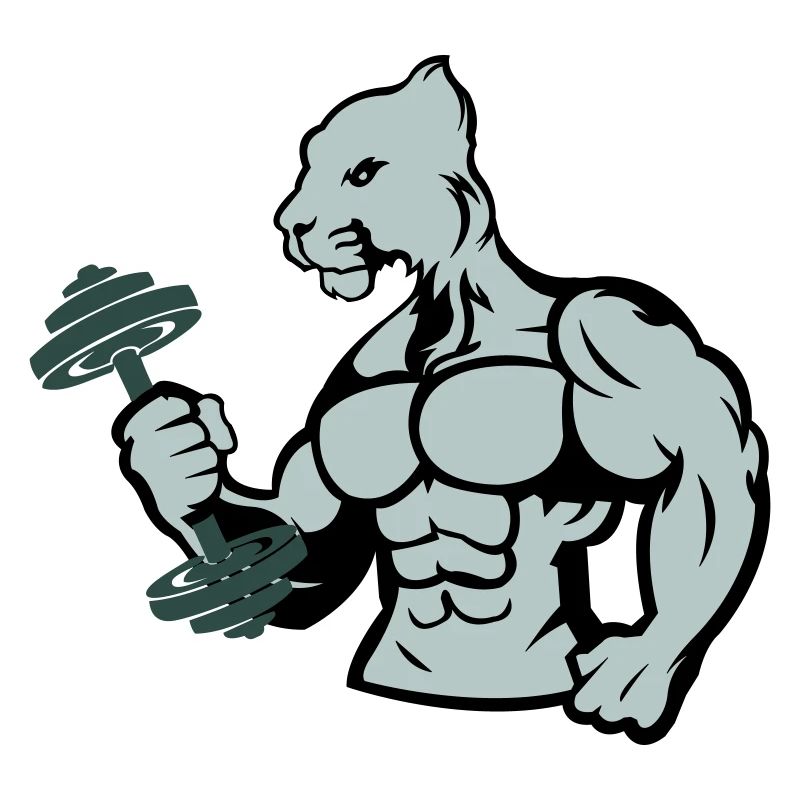 Bodybuilder Jaguar Dumbbell