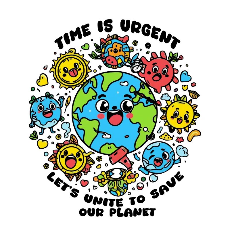 TIME IS URGENT, LET'S UNITE TO SAVE OUR PLANET