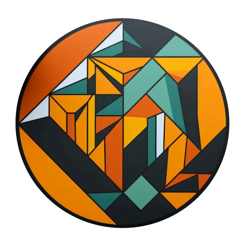 Abstract, geometric shapes