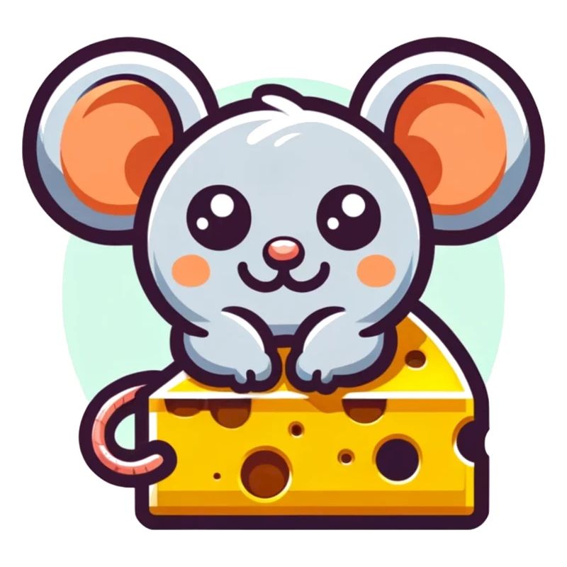 Maus mit Käse