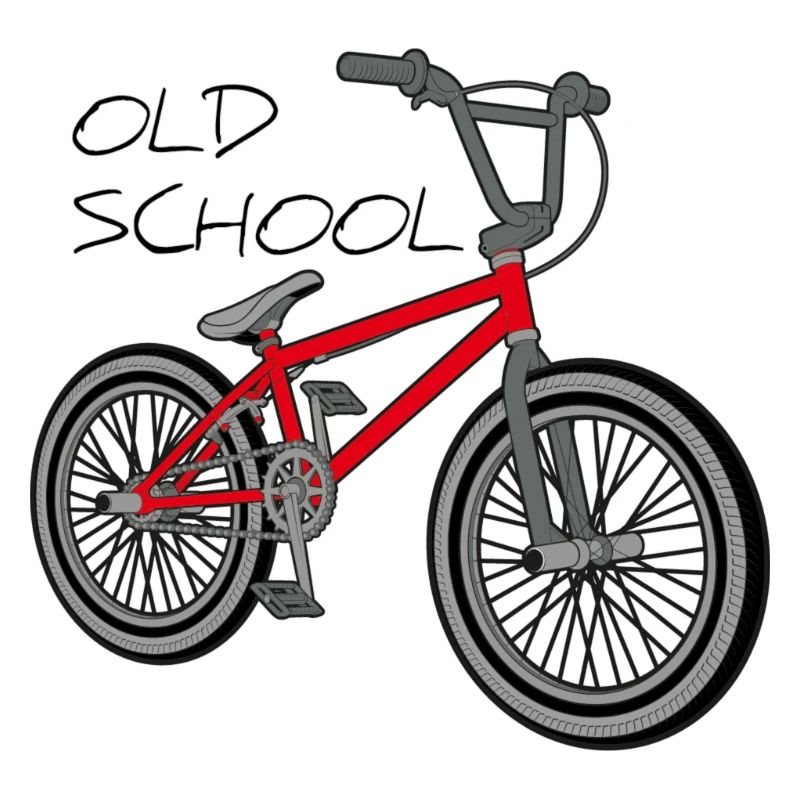 eat sleep bmx old school red