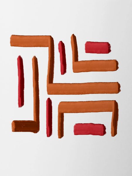 Red Paint Maze