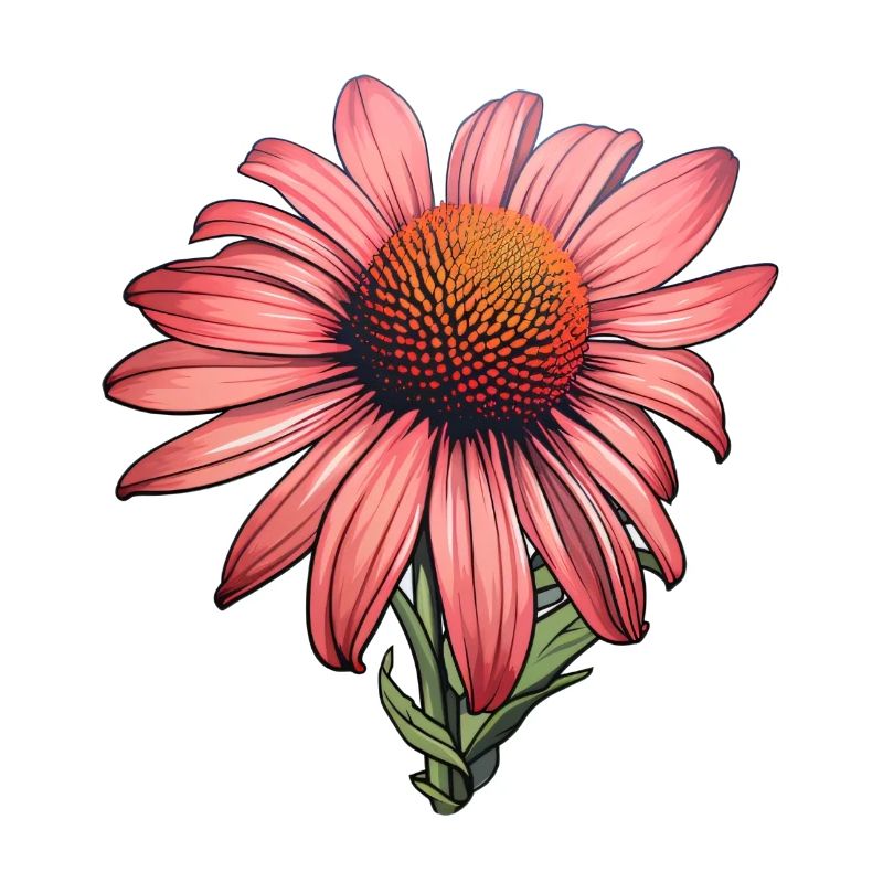 Echinaceablüte