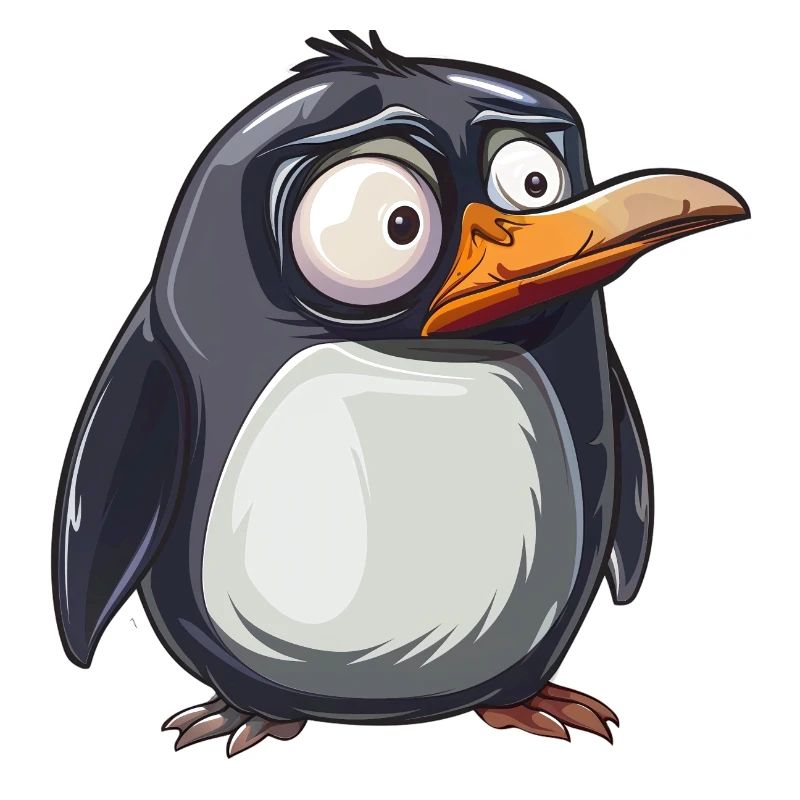 Le look mignon du pingouin attire les regards