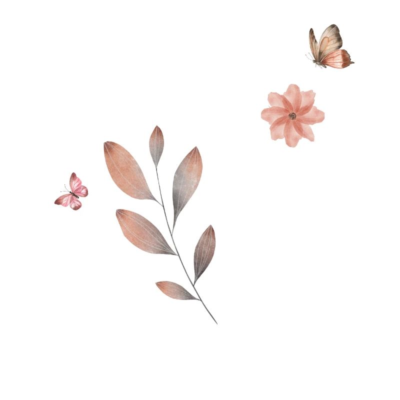 Buchstabe y Wildblumen Aquarelle