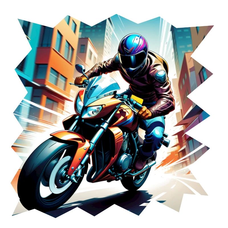 Motorrad Rennfahrer