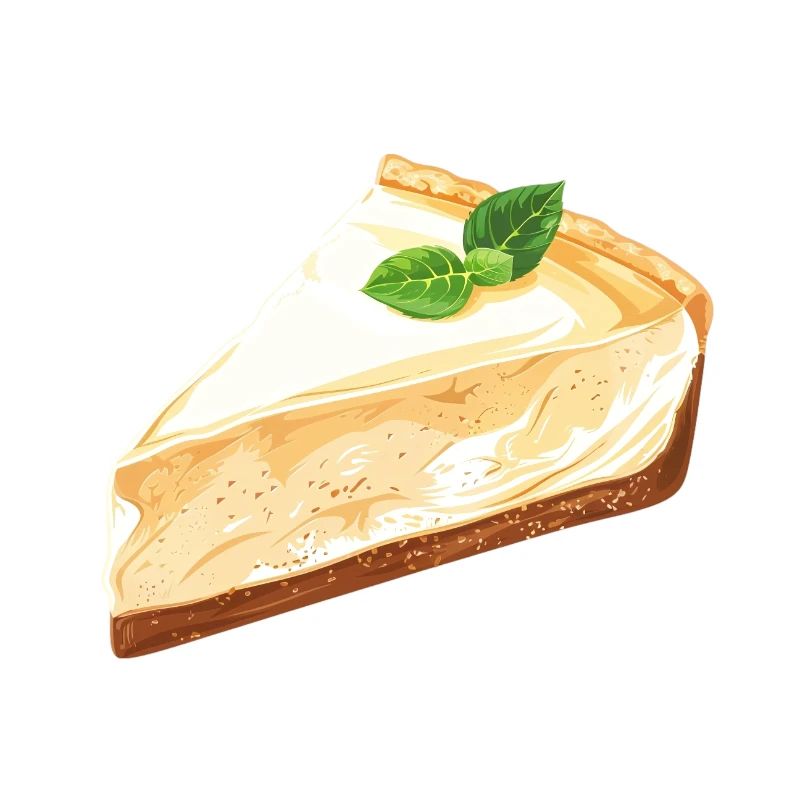 Schöner Cheesecake Illustration