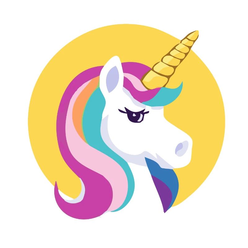 Regenbogen Einhorn Unicorn Rainbow Pferd LGBTQ