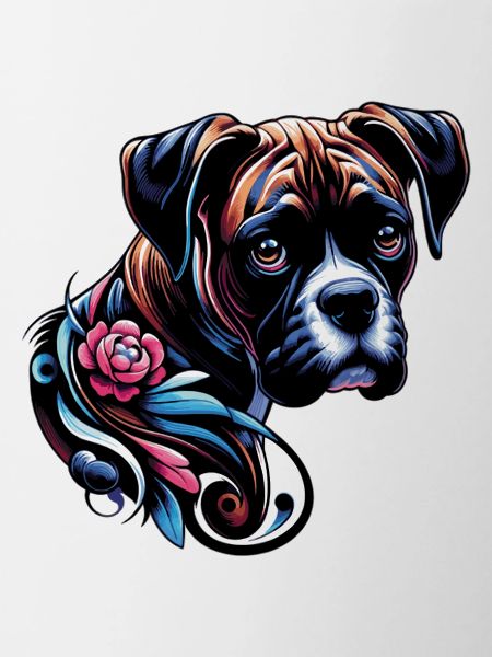 Boxer fleur