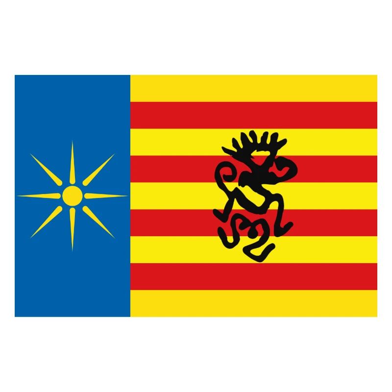Drapeau du Salento avec chaman