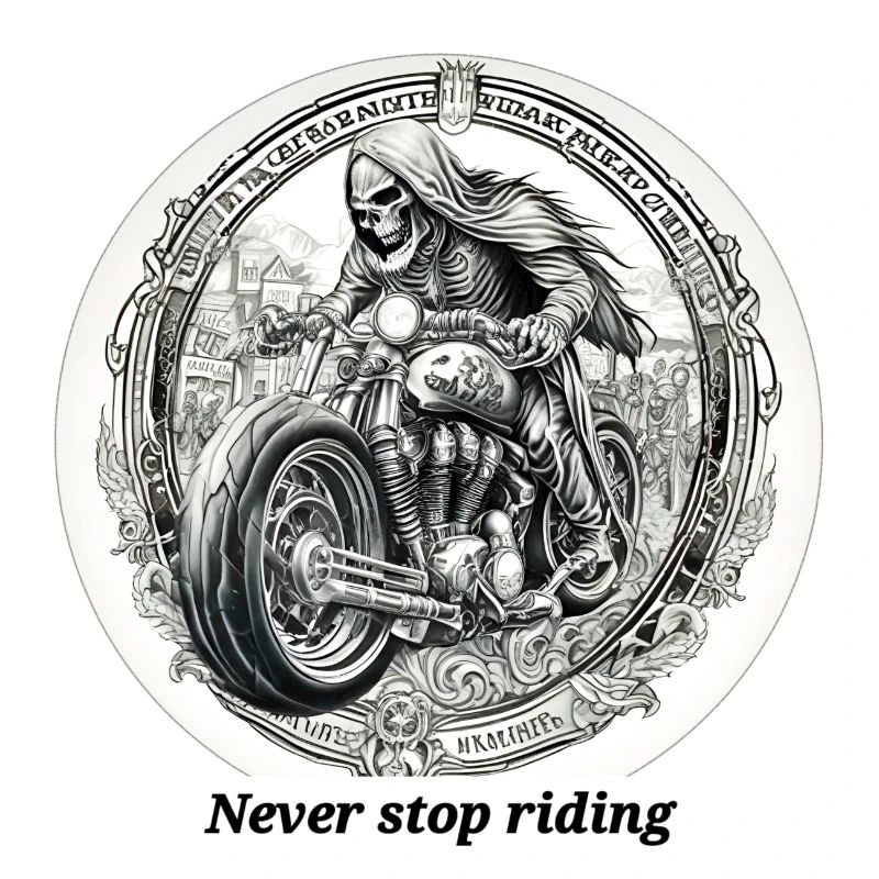 Never stop riding