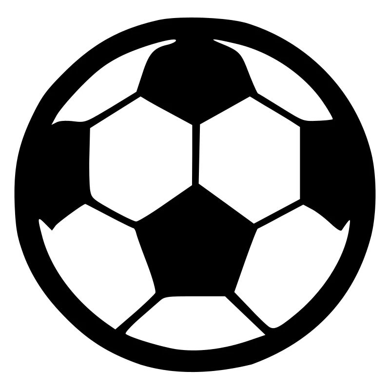 Soccer Symbol Minimal Icon Vector