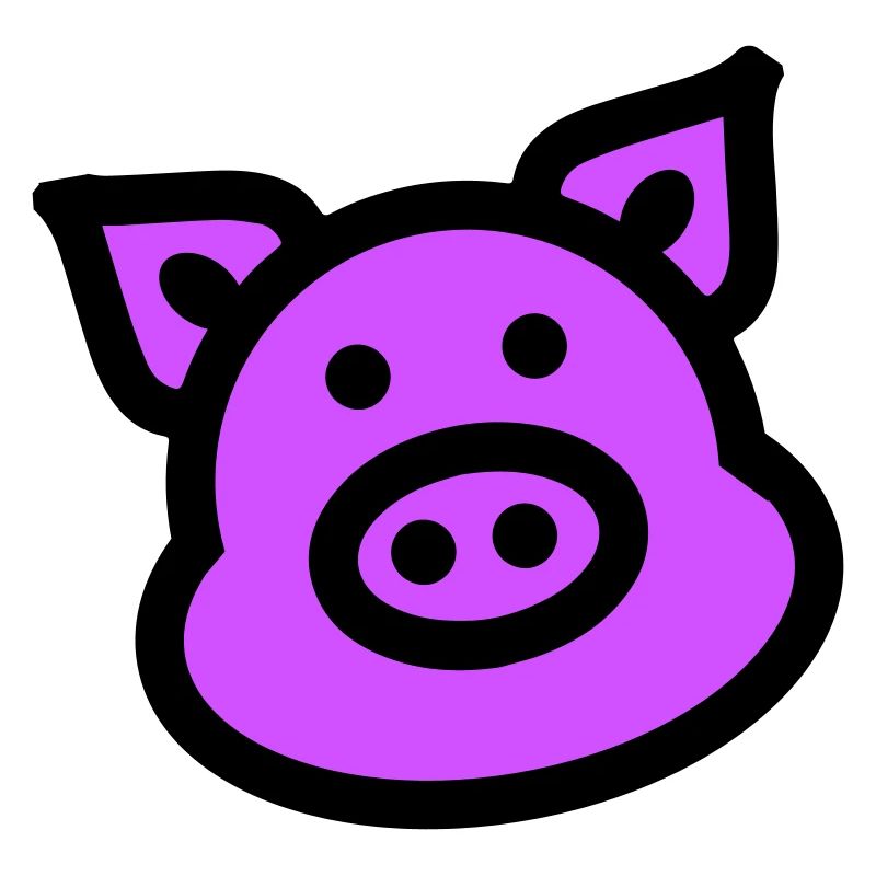 Schwein Tier Pink
