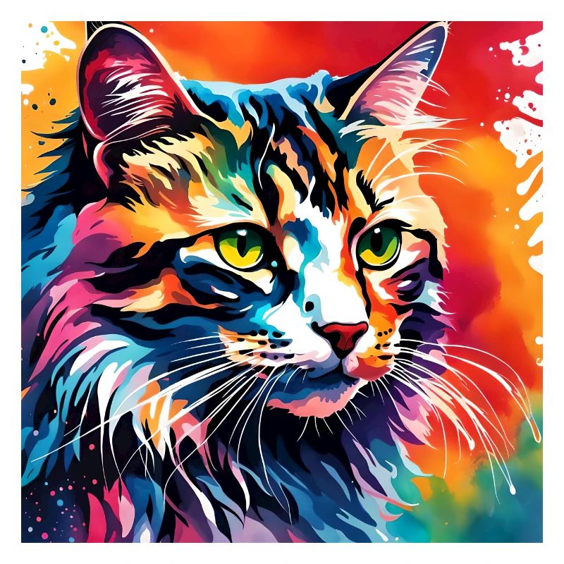Bunte Katze