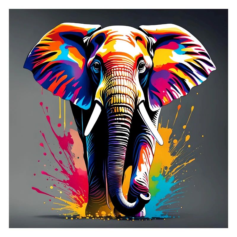 Elephant farbig