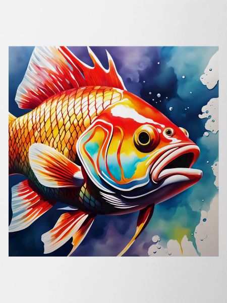 Fisch farbig