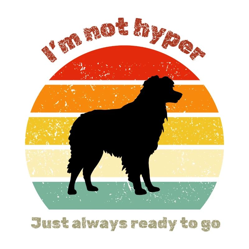 Retro Australian Shepherd