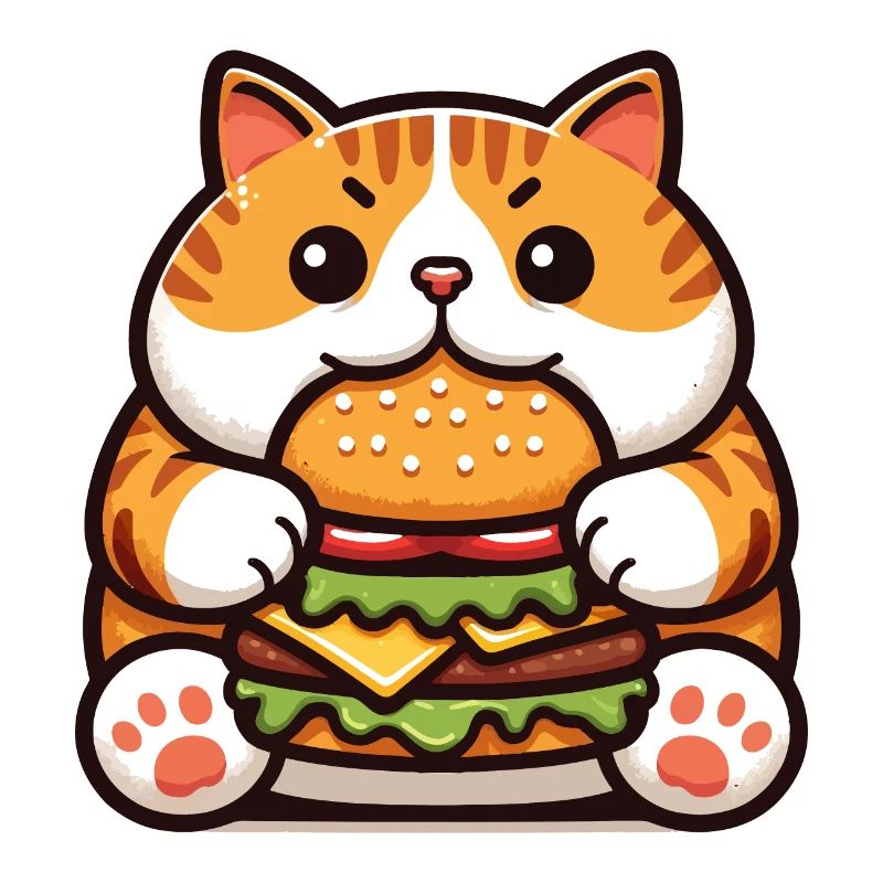 Chat mange Burger