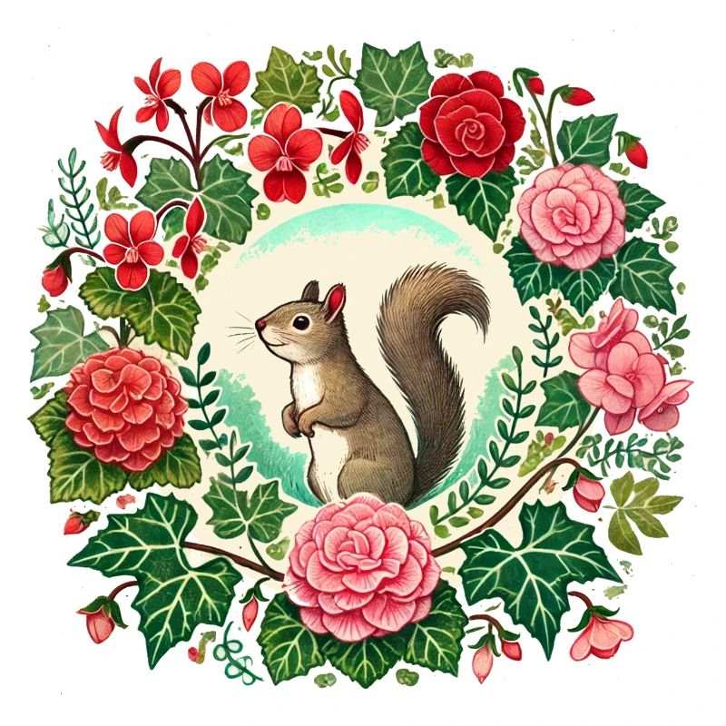 Niedliches Eichhörnchen