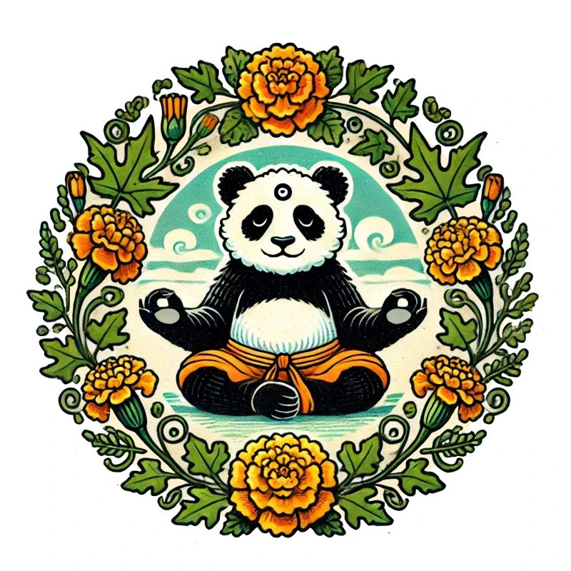 Zen Panda Bear
