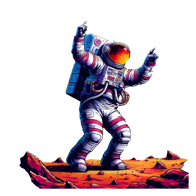 Un Voyage Spatial, Astroanut Lune Planet