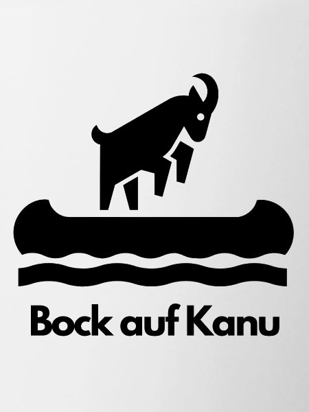 Bock auf Kanu – Lustiges Design