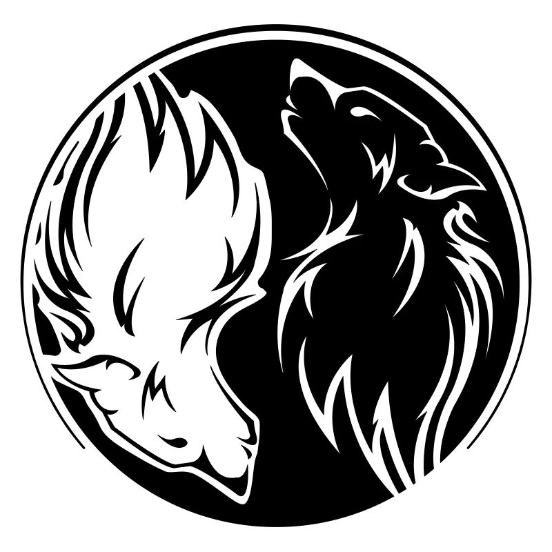 Yin Yang Loups 01