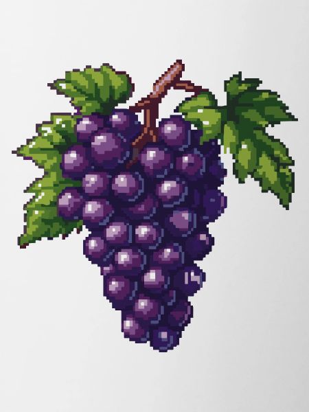 Grapes Pixel Icon
