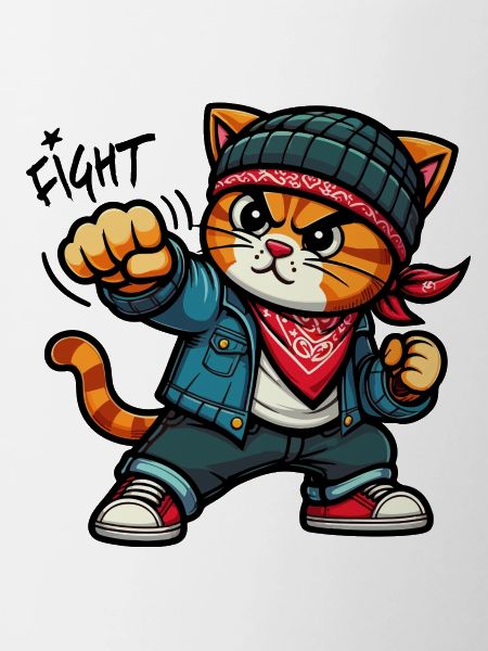 Chat forcé : Combat