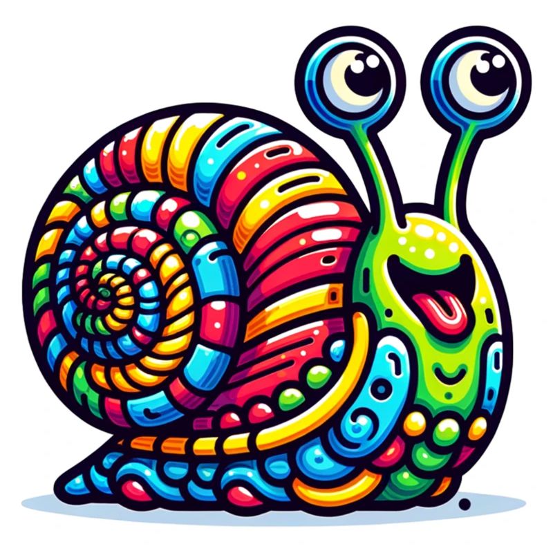 Escargot mignon enfants