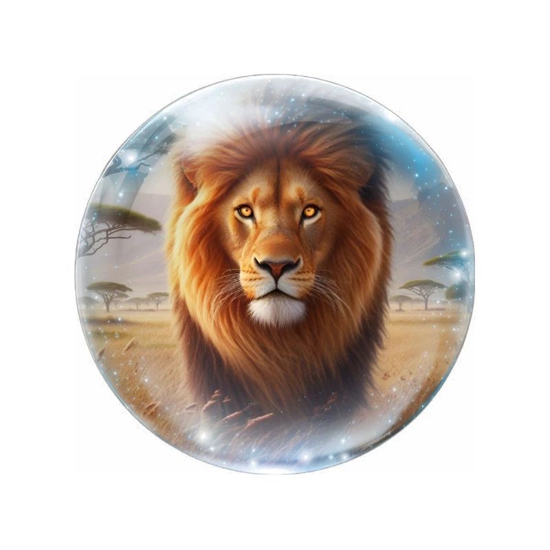 Lion dans la savane