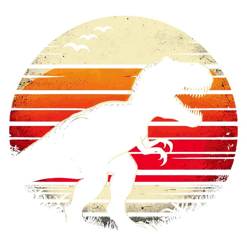 Dinosaur T-Rex Retro Vintage Dinosaur Lovers Gift
