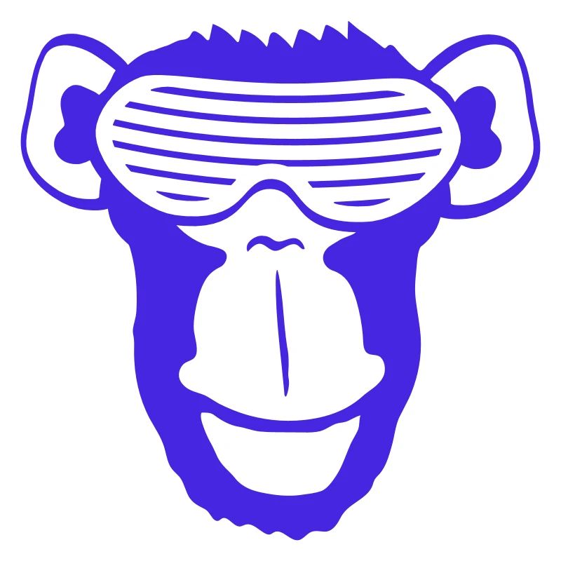 Lunettes de soleil funky Gorilla Cool Party Monkey Fun