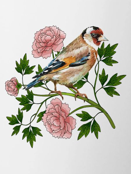 Bunter Vogel