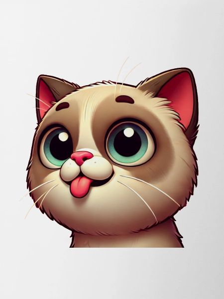 cute cat with big eyes