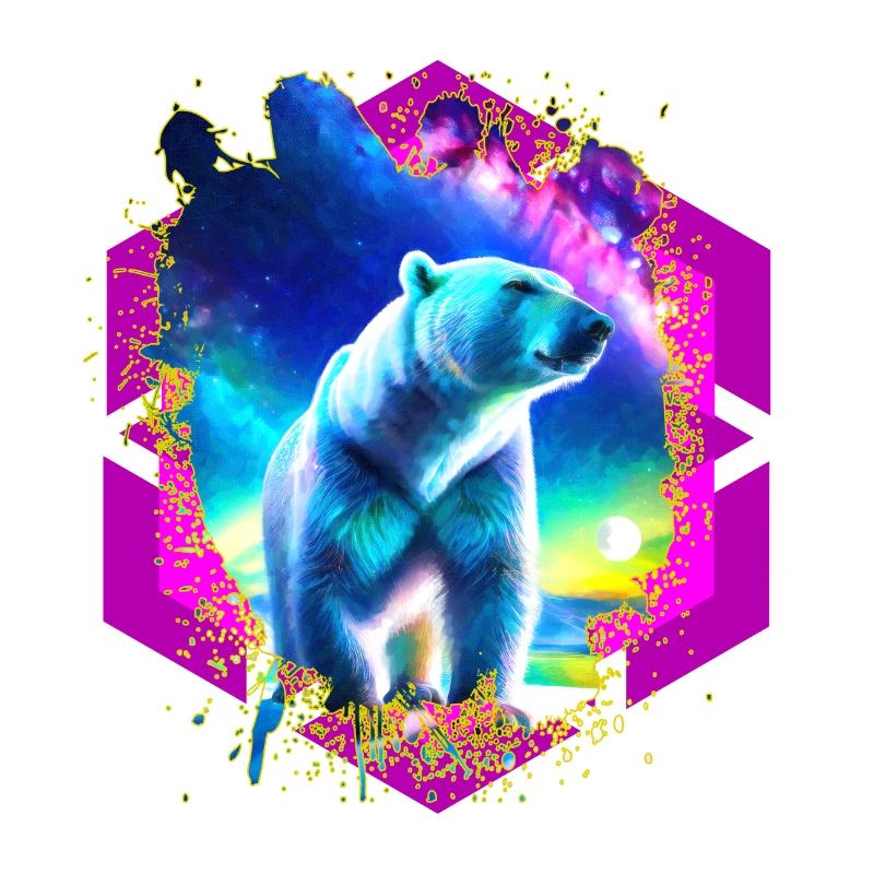 Ours stellaire abstrait