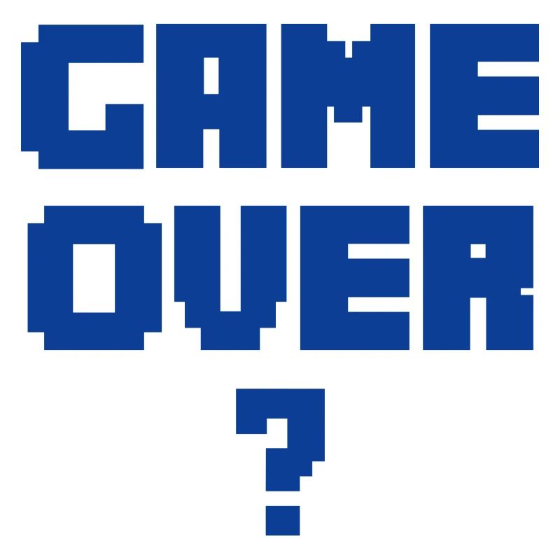 GAME OVER blau