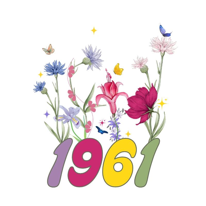 Année de naissance 1961 fleurs sauvages