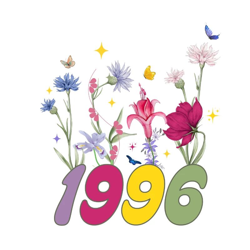 Année de naissance 1996 fleurs sauvages