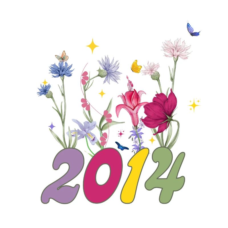 Année de naissance 2014 fleurs sauvages