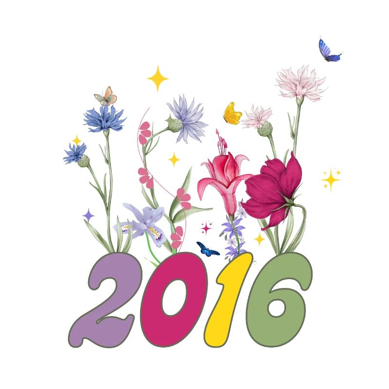 Année de naissance 2016 fleurs sauvages