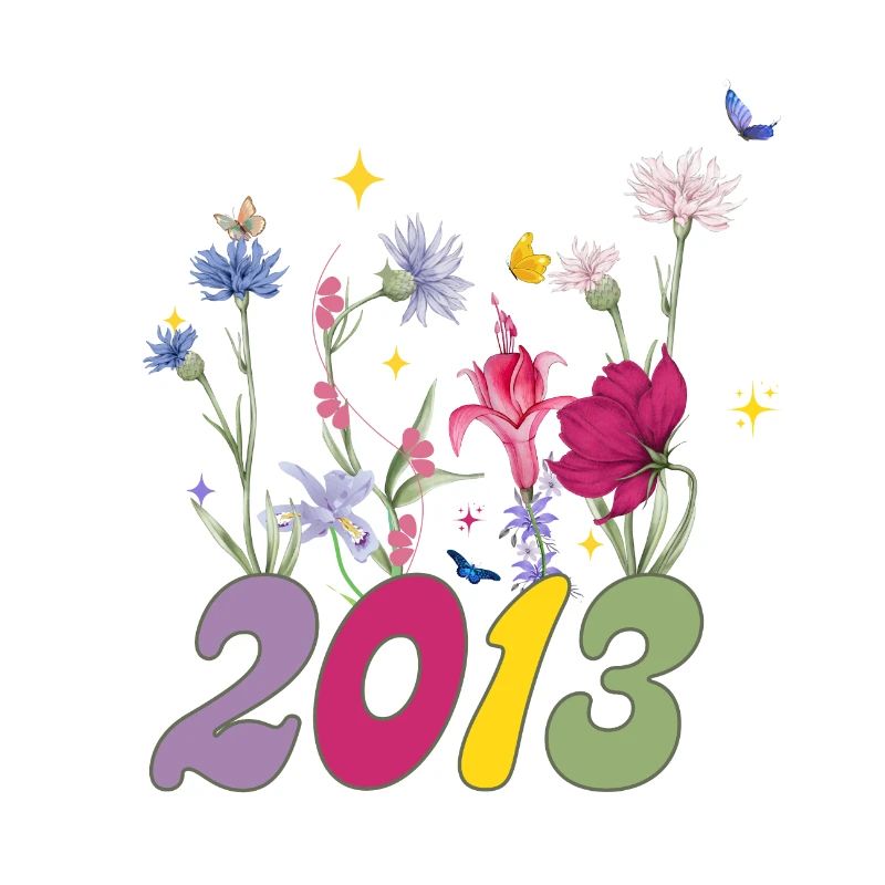 Année de naissance 2013 fleurs sauvages