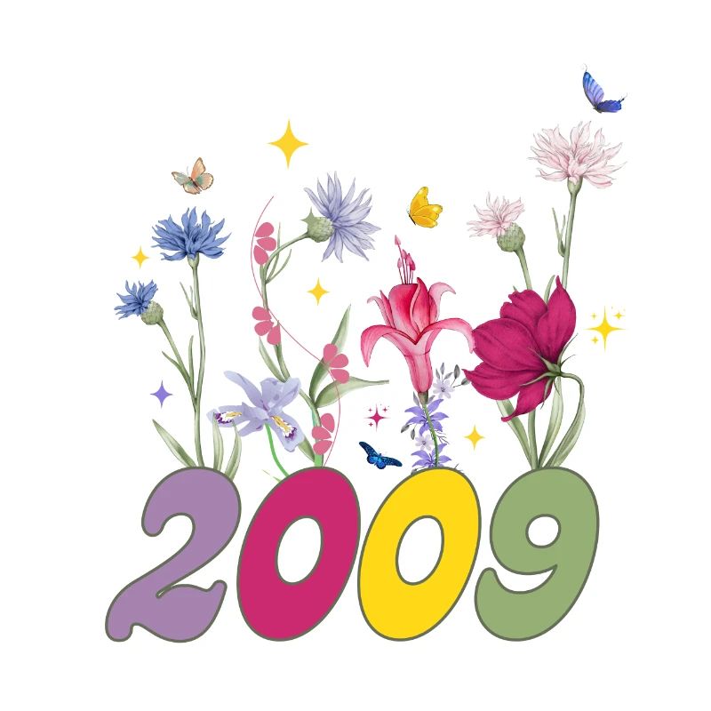 Année de naissance 2009 fleurs sauvages