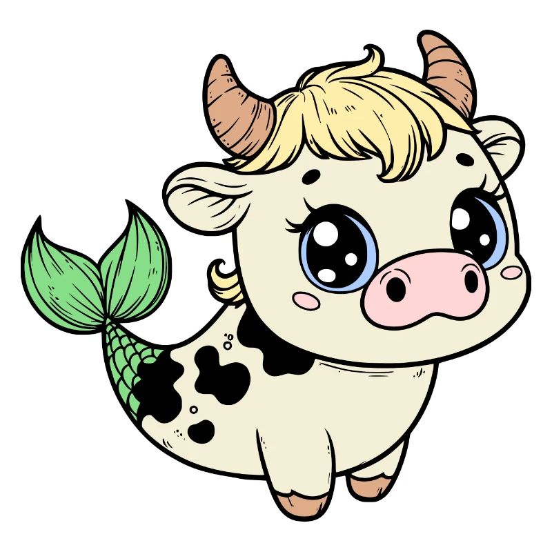 Cute Manatee Cow
