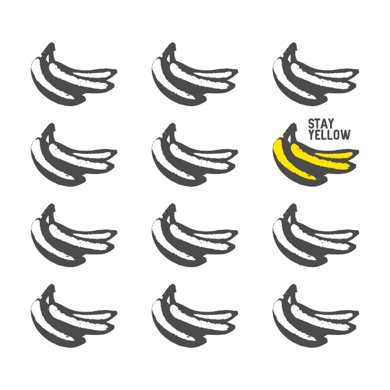 Style banane - Restez jaune
